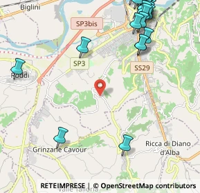 Mappa Strada Baresane, 12051 Alba CN, Italia (3.0755)