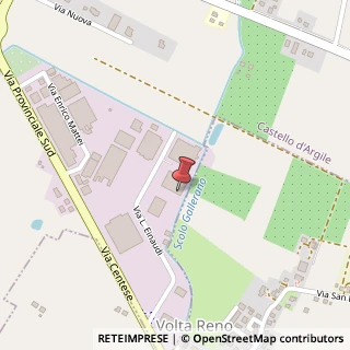 Mappa Via L. Einaudi, 9, 40050 Castello d'Argile, Bologna (Emilia Romagna)