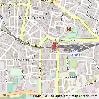 Mappa Via Palestro, 22, 15011 Acqui Terme, Alessandria (Piemonte)