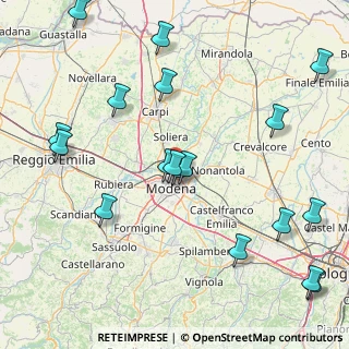 Mappa Via Germania, 41122 Modena MO, Italia (20.53944)