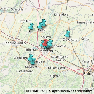 Mappa Via Germania, 41122 Modena MO, Italia (9.94923)