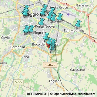 Mappa Via Daniele da Torricella, 42122 Reggio nell'Emilia RE, Italia (2.2055)