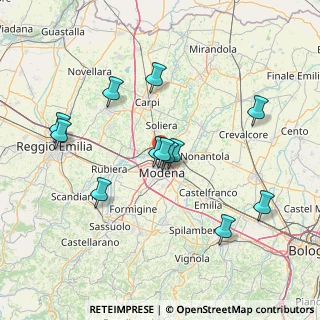 Mappa Strada Sant'Anna, 41122 Modena MO, Italia (14.435)