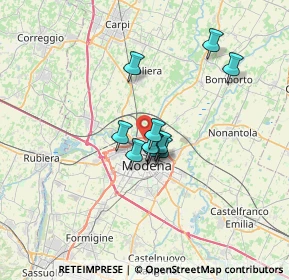 Mappa Strada Sant'Anna, 41122 Modena MO, Italia (4.54455)