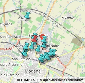 Mappa Germania Bivio Ungheria, 41122 Modena MO, Italia (1.6395)