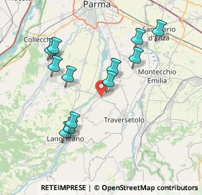 Mappa SP 16, 43029 Traversetolo PR (7.58083)