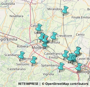 Mappa Via Enrico Caruso, 41122 Modena MO, Italia (17.00375)