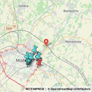 Mappa Via Enrico Caruso, 41122 Modena MO, Italia (4.28417)