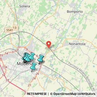Mappa Via Enrico Caruso, 41122 Modena MO, Italia (4.70154)