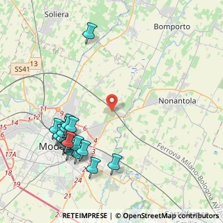 Mappa Via Enrico Caruso, 41122 Modena MO, Italia (4.88471)