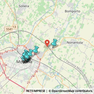 Mappa Via Enrico Caruso, 41122 Modena MO, Italia (4.548)