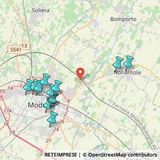 Mappa Via Enrico Caruso, 41122 Modena MO, Italia (4.77)