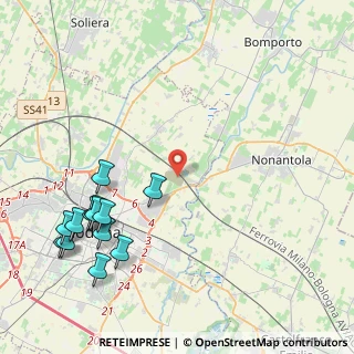 Mappa Via Enrico Caruso, 41122 Modena MO, Italia (5.42923)