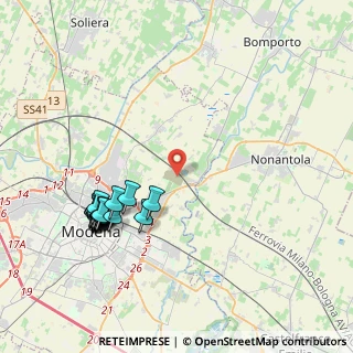 Mappa Via Enrico Caruso, 41122 Modena MO, Italia (4.5495)