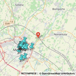 Mappa Via Enrico Caruso, 41122 Modena MO, Italia (4.94824)