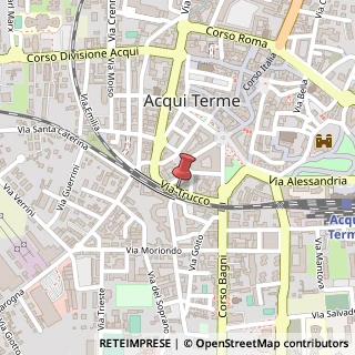 Mappa Via Ermenegildo Trucco, 42, 15011 Acqui Terme, Alessandria (Piemonte)