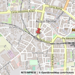 Mappa Via Angela Casagrande, 5, 15011 Acqui Terme, Alessandria (Piemonte)