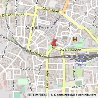 Mappa Via Monteverde, 44, 15011 Acqui Terme, Alessandria (Piemonte)