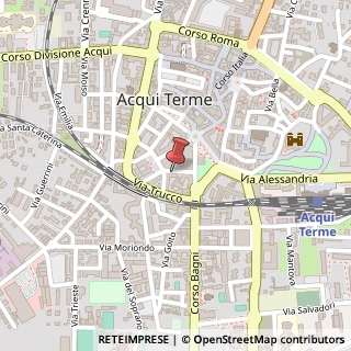 Mappa Via Franco Ghione, 13, 15011 Acqui Terme, Alessandria (Piemonte)