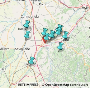 Mappa Cherasco - Via Langhe, 12062 Cherasco CN, Italia (9.98667)