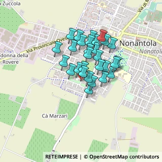 Mappa Via Rosa Luxemburg, 41015 Nonantola MO, Italia (0.32414)