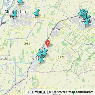 Mappa Via S. Antonio, 42021 Bibbiano RE, Italia (3.26636)