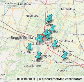 Mappa Via XXII Aprile, 41011 Campogalliano MO, Italia (10.49)