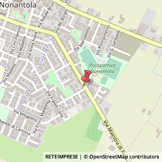 Mappa Via Maestra di Red?, 46, 41015 Nonantola, Modena (Emilia Romagna)