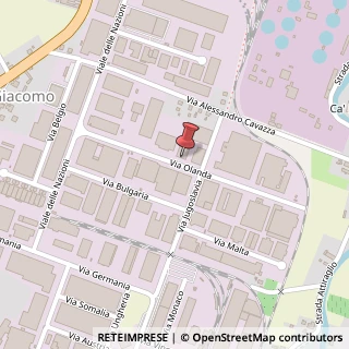 Mappa Via Olanda, 71, 41100 Modena, Modena (Emilia Romagna)