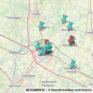Mappa Via Lussemburgo, 41122 Modena MO, Italia (6.01067)