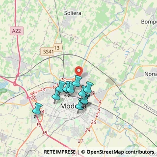Mappa Via Lussemburgo, 41122 Modena MO, Italia (3.2)
