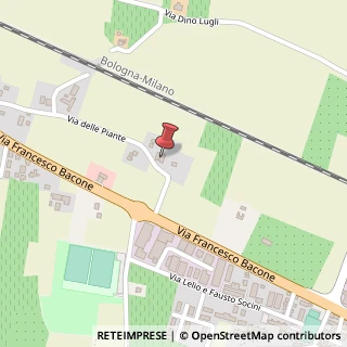 Mappa Via delle Piante, 16, 42122 Reggio nell'Emilia, Reggio nell'Emilia (Emilia Romagna)