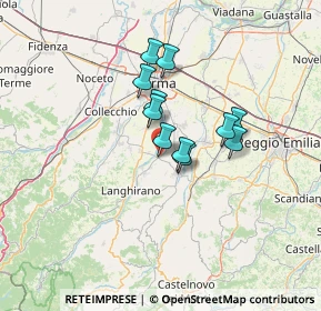 Mappa Via del Parma, 43029 Traversetolo PR, Italia (9.50455)