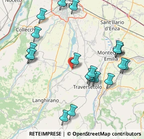 Mappa Via del Parma, 43029 Traversetolo PR, Italia (9.039)