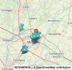 Mappa Via Olanda, 41122 Modena MO, Italia (5.55923)