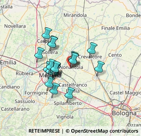 Mappa Via Grieco, 41015 Nonantola MO, Italia (10.122)