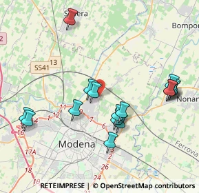 Mappa Stradello Bertola, 41122 Modena MO, Italia (4.18375)