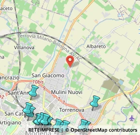 Mappa Stradello Bertola, 41122 Modena MO, Italia (3.771)