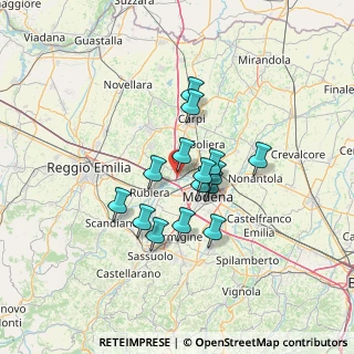 Mappa Largo Maestri del Lavoro, 41011 Campogalliano MO, Italia (10.106)