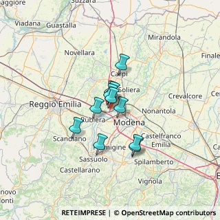 Mappa Largo Maestri del Lavoro, 41011 Campogalliano MO, Italia (8.21545)