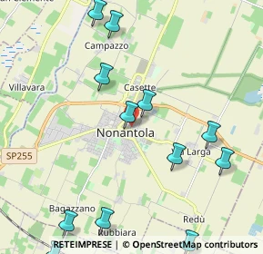 Mappa Vía 8 Marzo, 41015 Nonantola MO, Italia (2.6325)