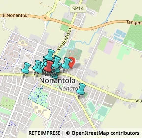 Mappa Vía 8 Marzo, 41015 Nonantola MO, Italia (0.3605)