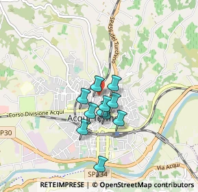 Mappa Via Schiappadoglie, 15011 Acqui Terme AL, Italia (0.61455)