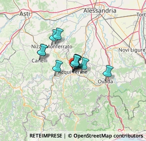 Mappa Via Schiappadoglie, 15011 Acqui Terme AL, Italia (7.245)