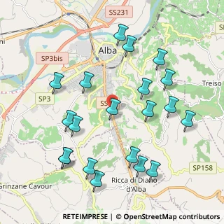 Mappa Via Alcide De Gasperi, 12051 Alba CN, Italia (2.2445)