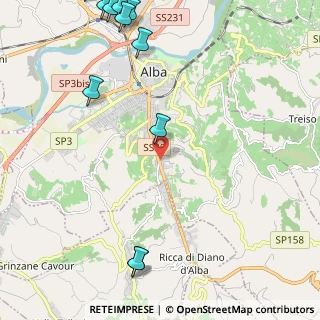 Mappa Via Alcide De Gasperi, 12051 Alba CN, Italia (3.42833)