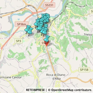 Mappa Via Alcide De Gasperi, 12051 Alba CN, Italia (1.707)