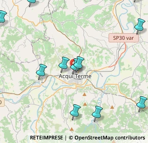 Mappa Via Giuseppe Cesare Abba, 15011 Acqui Terme AL, Italia (5.46727)
