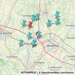 Mappa Via Madonna, 41011 Campogalliano MO, Italia (6.90083)