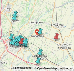 Mappa 41015 Nonantola MO, Italia (9.3985)